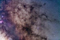 Panorama stellare con Nebulosa Pipa — Foto stock
