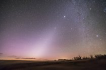 Звезда с зодиакальным светом в Альберте — стоковое фото