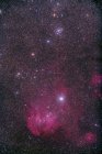 Starscape avec amas d'étoiles ouvertes — Photo de stock