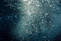 Bubbles rising from deep water — Stock Photo