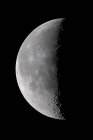 Убывающая поверхность луны — стоковое фото