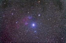 Starscape with faint reflection nebulas — Stock Photo