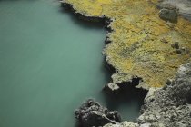Lago ácido de Kawah Ijen - foto de stock