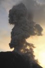 Santiaguito volcano eruption — Stock Photo