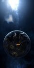 Lichter der Nachtseite des Planeten — Stockfoto