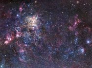 Vogelspinnennebel in großer magellanischer Wolke — Stockfoto