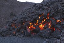 Fimmvorduhals coulée de lave — Photo de stock