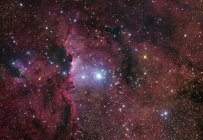 Starscape with NGC6188 emission nebula — Stock Photo