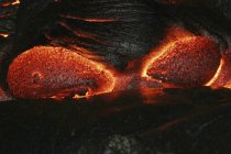 Поток лавы Килауэа Пахоэхо — стоковое фото