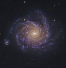 Спиральная галактика NGC1232 в созвездии Эридана — стоковое фото