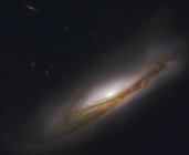 Спиральная галактика NGC3190 в созвездии Льва — стоковое фото