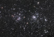 Подвійний кластері у сузір'ї Персей — стокове фото