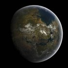 Konzept des terraformierten Mars — Stockfoto