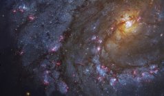 Southern Pinwheel galaxy in constellation Hydra — Stock Photo