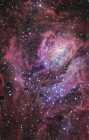 Туманність Лагуна в сузір'ї Стрільця — стокове фото