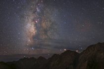 Diffuses Sternenlicht mit Milchstraße — Stockfoto