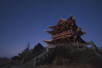 Tempio sul Monte Emei in Cina — Foto stock