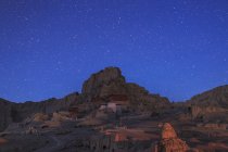 Le crépuscule du matin sur les ruines du royaume de Guge — Photo de stock