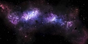 Nebulosa colorida masiva - foto de stock