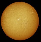 Sun in H-alpha light in true colors in high resolution — Stock Photo