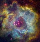 Туманність Розетка Ngc 2244 сузір'я єдинорога — стокове фото