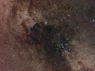 Зоряний потік сузір'я лебедя в справжньому квітів у високому дозволі — стокове фото