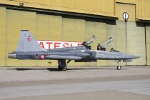 Turkey, Konya - June 26, 2013: Turkish Air Force F-5B-2000 Freedom Fighter at international Exercise Anatolian Eagle 2013-2 — Stock Photo