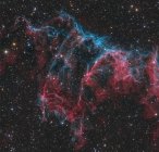 NGC 6995 Bat туманність частиною туманність вуаль сузір'я лебедя — стокове фото