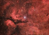 Sadr region in constellation Cygnus in high resolution — Stock Photo