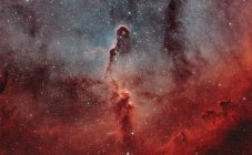View of IC 1396 Elephant Trunk Nebula in high resolution — Stock Photo