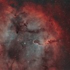 Elephant Trunk Nebula IC 1396 in high resolution — Stock Photo
