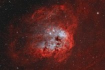 IC 410 Tadpole Nebula in Auriga in high resolution — Stock Photo