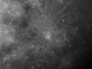 View of Copernicus impact crater on moon in high resolution — Stock Photo
