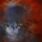 Giovane starforming complesso NGC 7822 nella costellazione di Cefeo — Foto stock