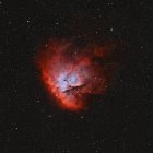 NGC 281 Pacman Nebula in high resolution — Stock Photo
