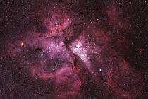 NGC 3372 Carina Nebula in true colors in high resolution — Stock Photo