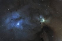 IC 4603 nebulosa di polvere e riflessione nelle costellazioni Scorpione e Ofiuco — Foto stock
