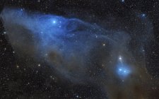 Nebulosa reflectante IC 4601 en constelación Escorpio - foto de stock