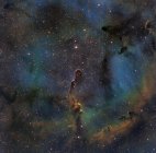 Nebulosa en colores verdaderos en alta resolución - foto de stock