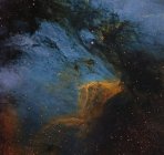 Пеликанская туманность H II в созвездии Лебедя — стоковое фото