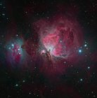 Messier 42 Orion Nebula em cores verdadeiras em alta resolução — Fotografia de Stock