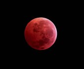 Total lunar eclipse taken in 2011 year in high resolution — Stock Photo