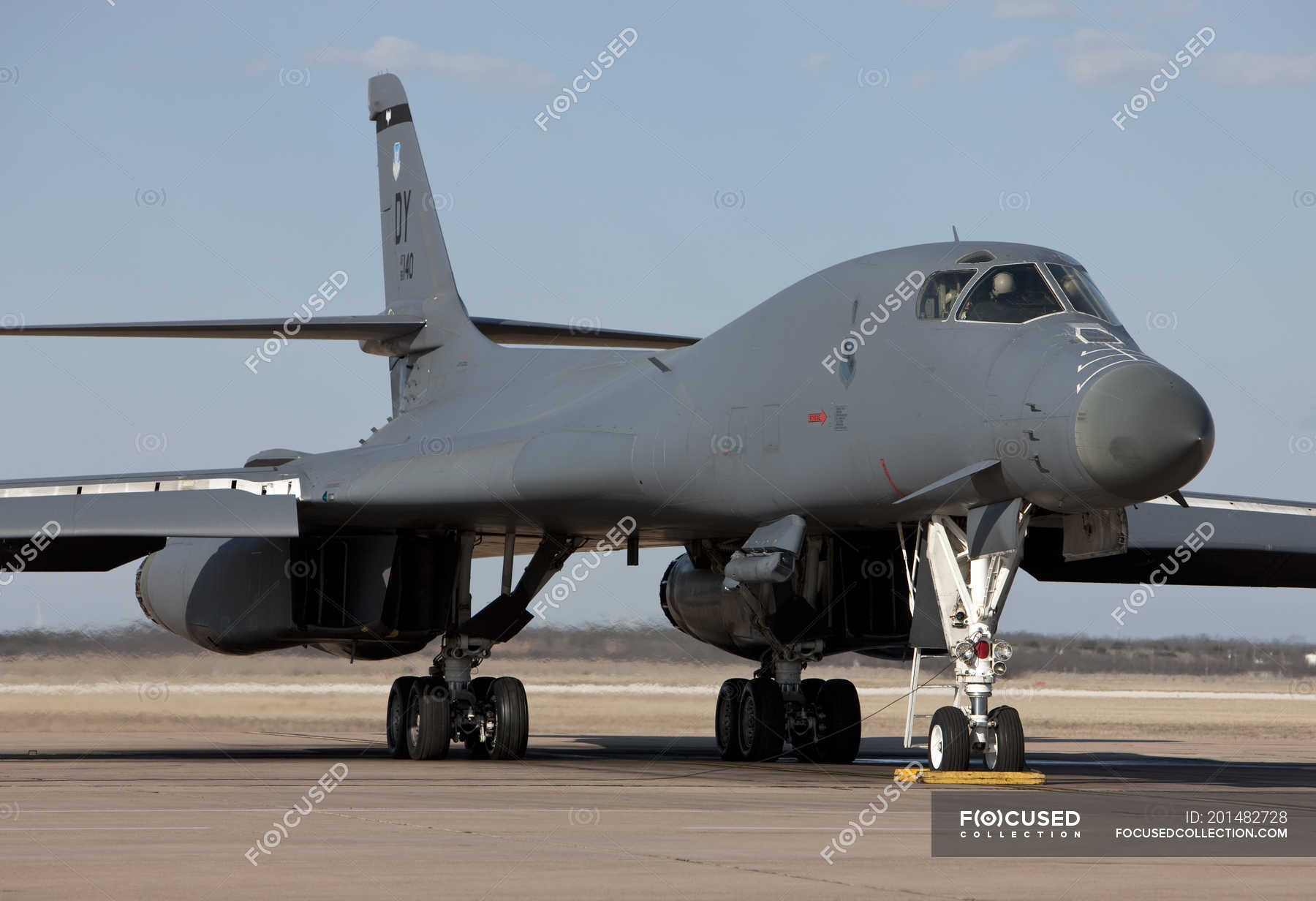 Texas, Dyess Air Force Base - February 19, 2010: B-1B Lancer going ...