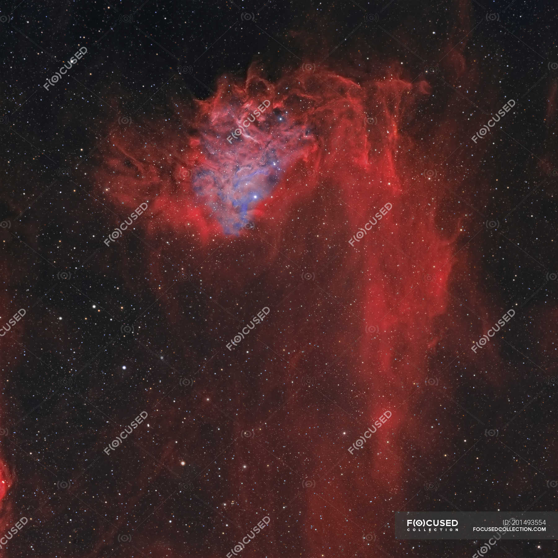 ic 405 nebula