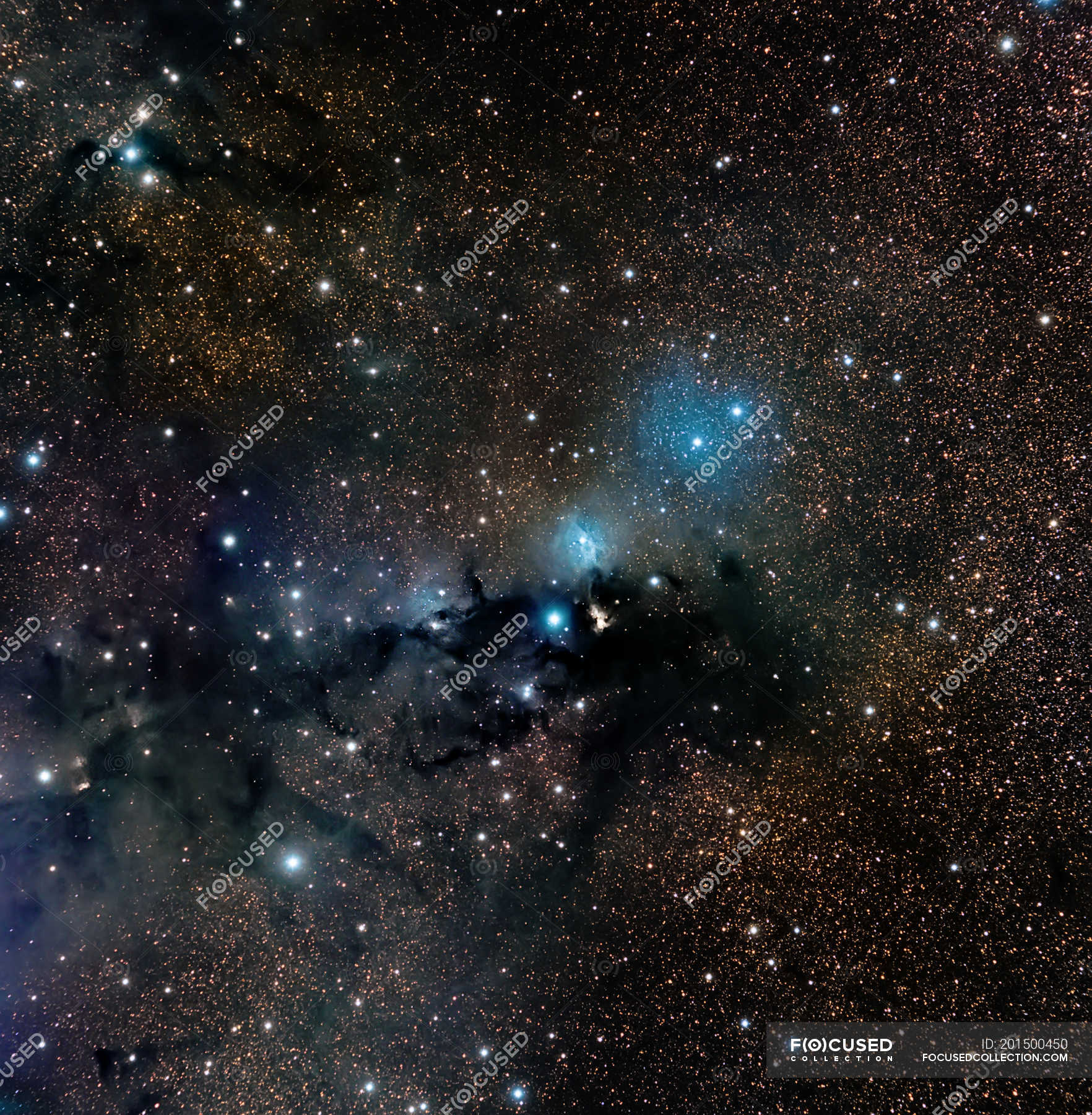 VdB 123 reflection nebula in constellation Serpens — square image ...