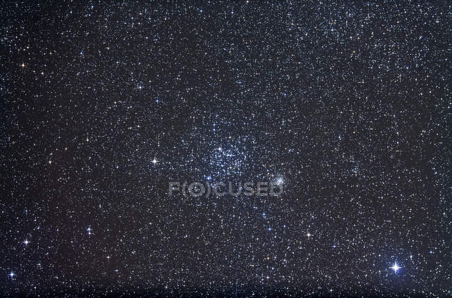 Starscape con cúmulos abiertos - foto de stock