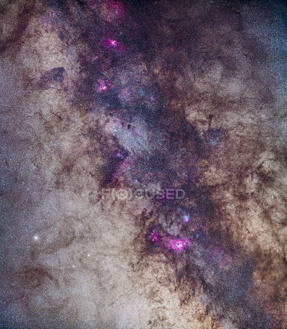 Starscape with Milky Way — Stock Photo