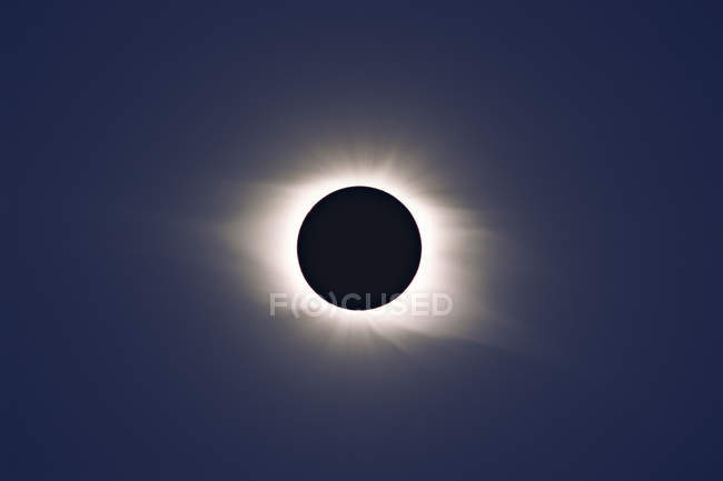 Eclipse solar total - foto de stock