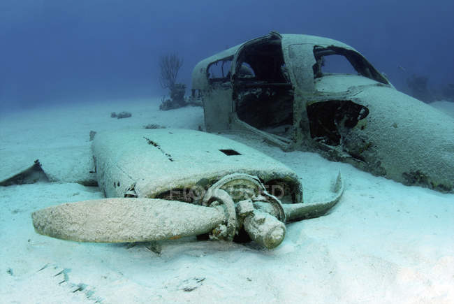 Aereo affondato a Nassau — Foto stock