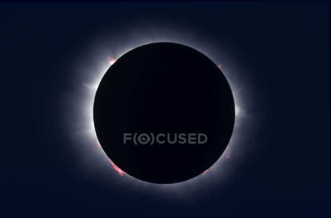Éclipse solaire totale — Photo de stock